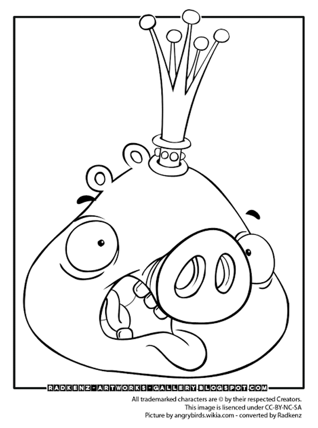 37 Fun Angry Bird Coloring Pages Printable 27