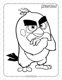 37 Fun Angry Bird Coloring Pages Printable 28