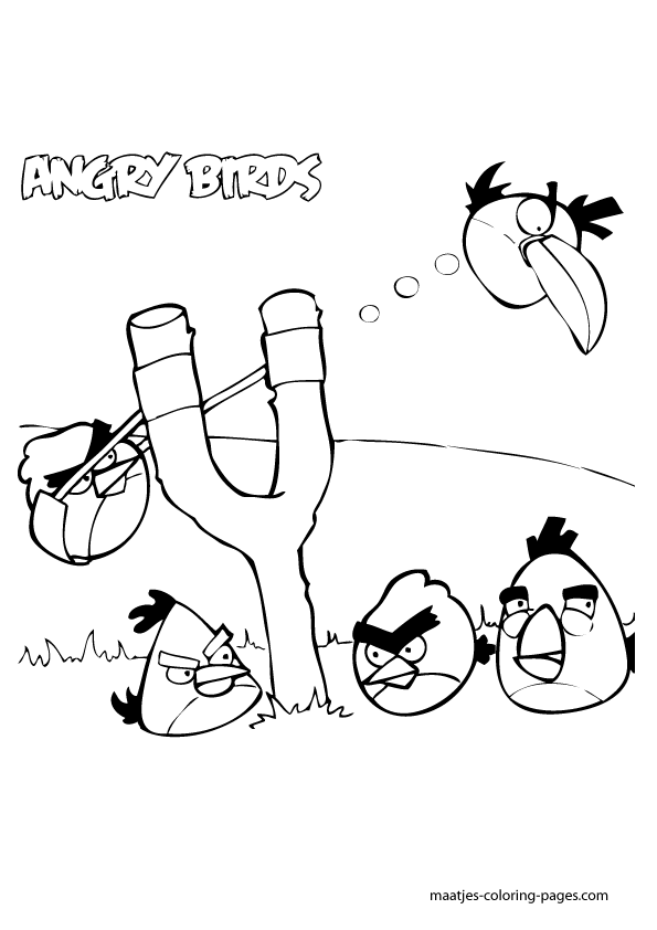 37 Fun Angry Bird Coloring Pages Printable 29