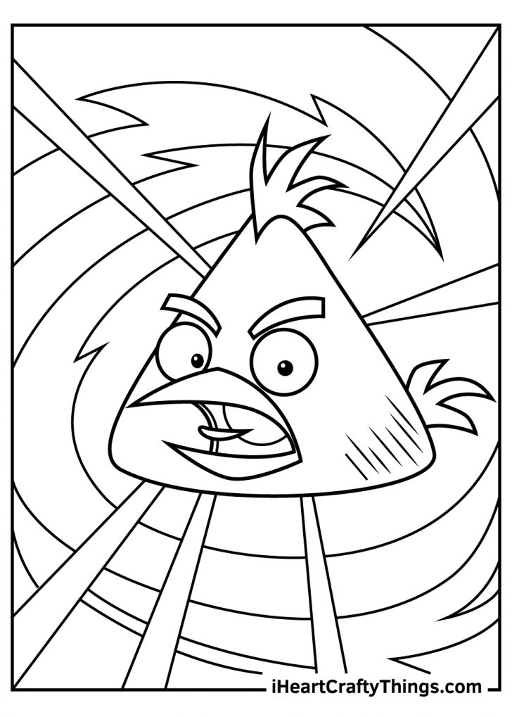 37 Fun Angry Bird Coloring Pages Printable 3