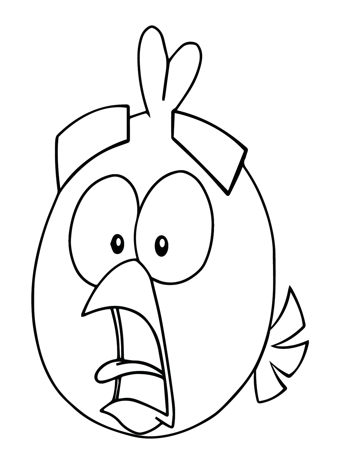 37 Fun Angry Bird Coloring Pages Printable 5