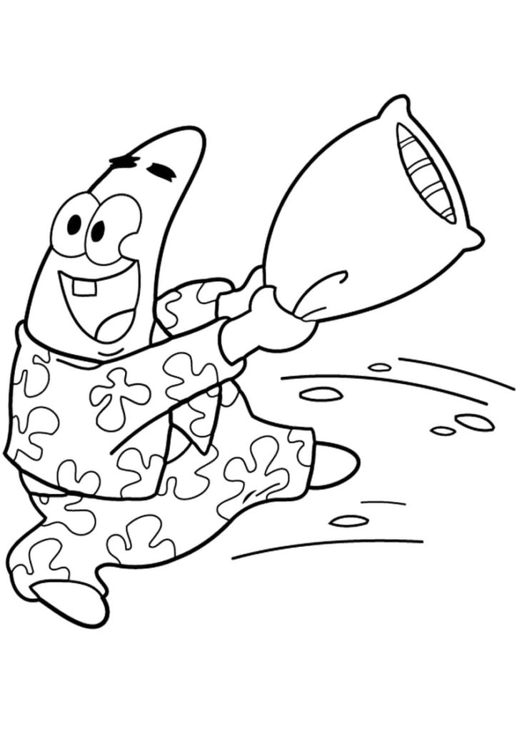 37 Patrick Star Coloring Pages Printable 14