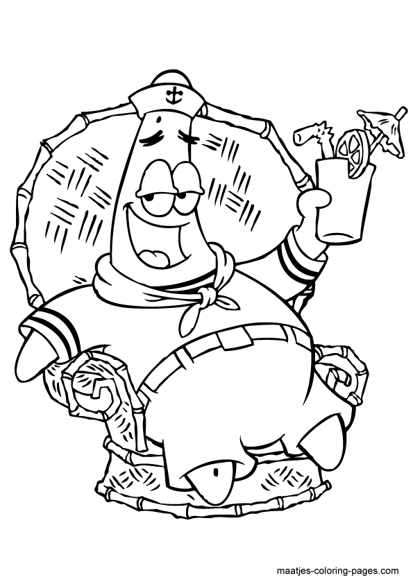 37 Patrick Star Coloring Pages Printable 27