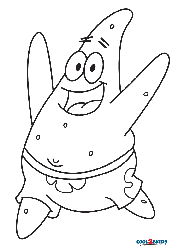 37 Patrick Star Coloring Pages Printable 3