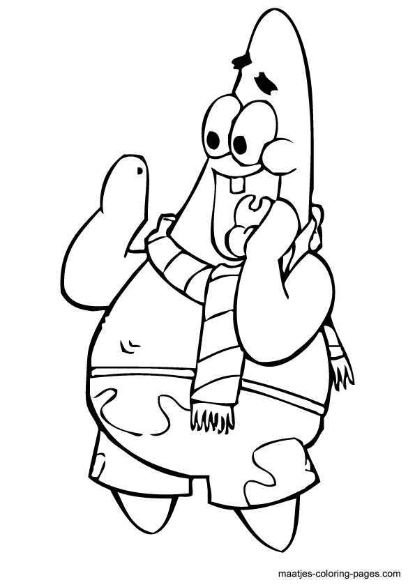 37 Patrick Star Coloring Pages Printable 4