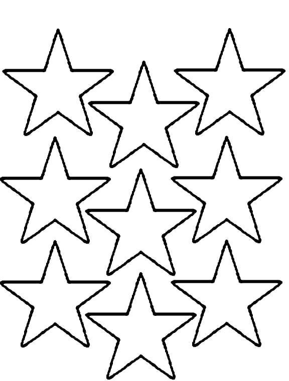 37 Stars Coloring Pages Printable 20