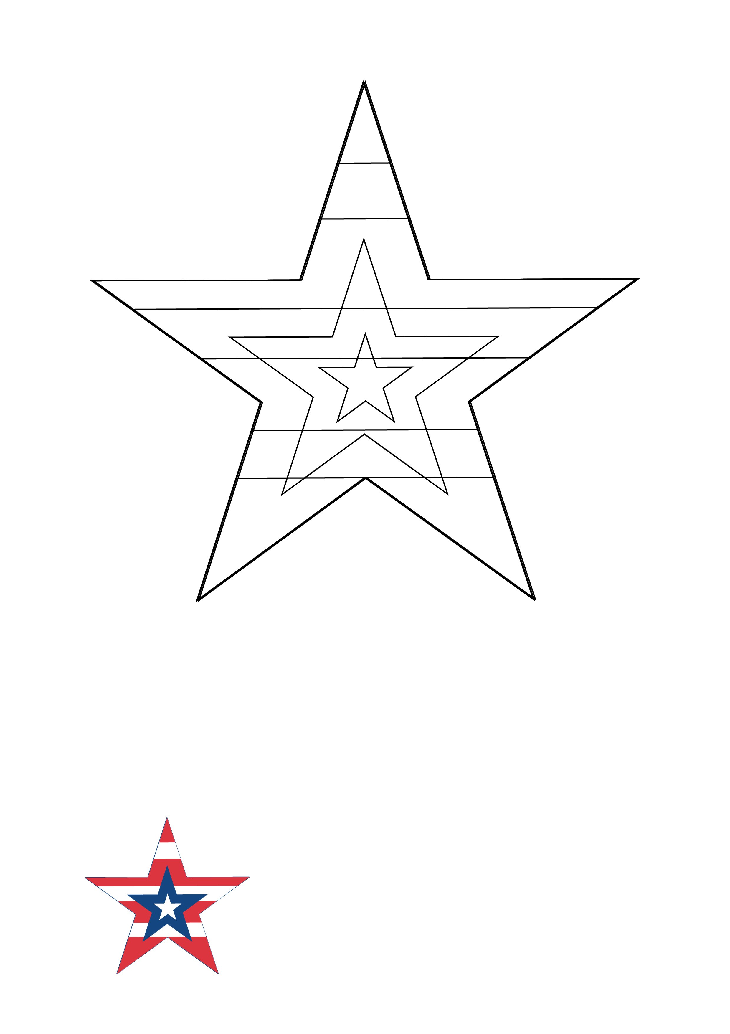 37 Stars Coloring Pages Printable 23