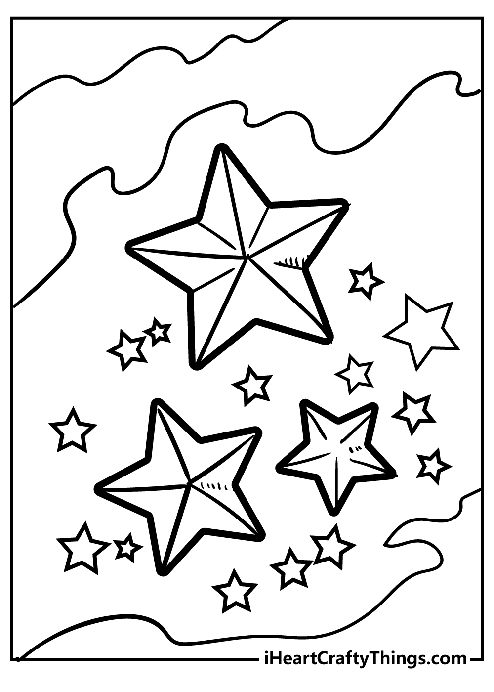 37 Stars Coloring Pages Printable 32