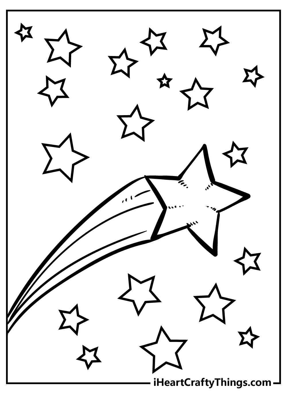 37 Stars Coloring Pages Printable 8