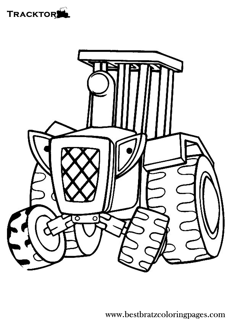 37 Tractor Coloring Pages for Kids Printable 32