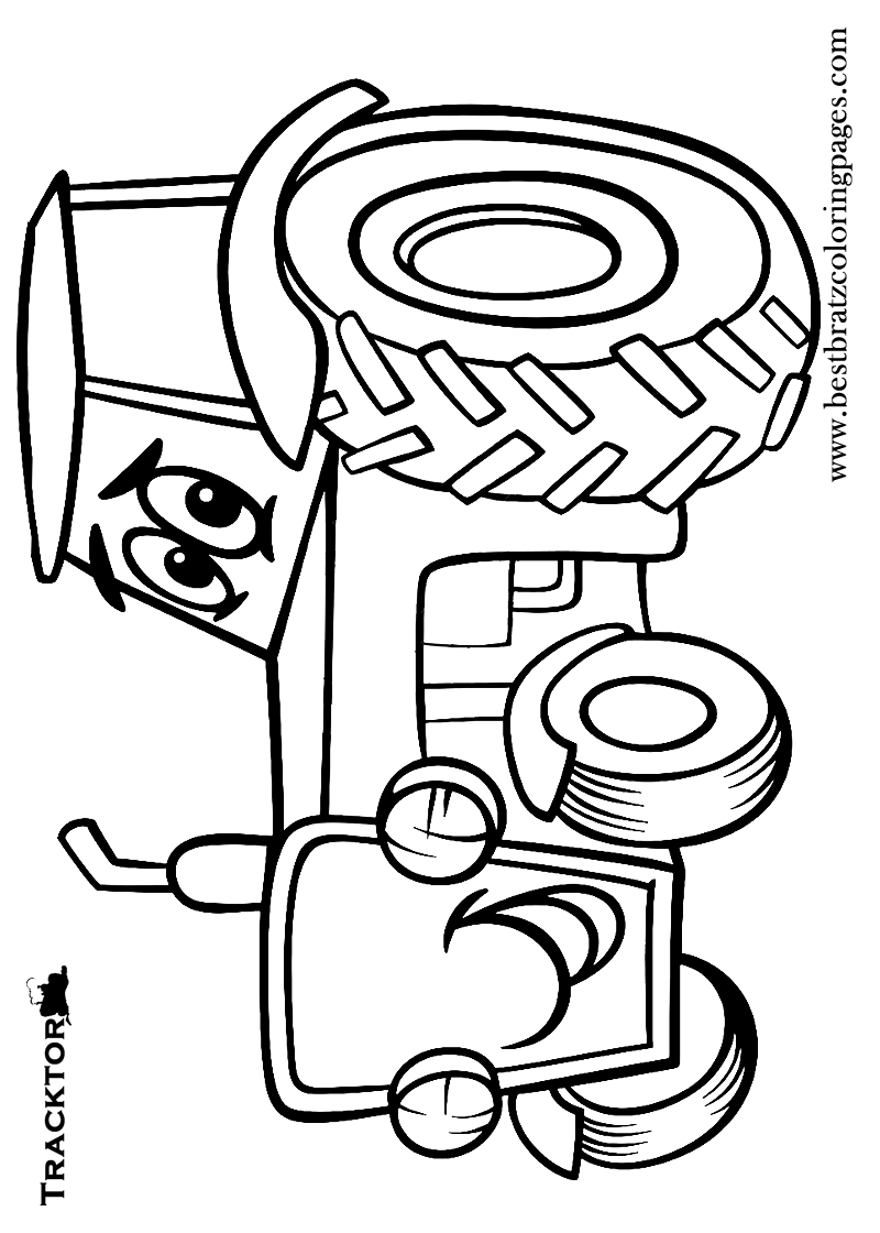 37 Tractor Coloring Pages for Kids Printable 33