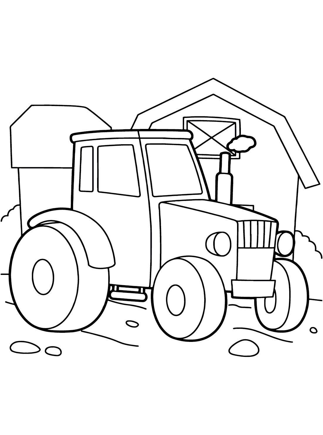 37 Tractor Coloring Pages for Kids Printable 34