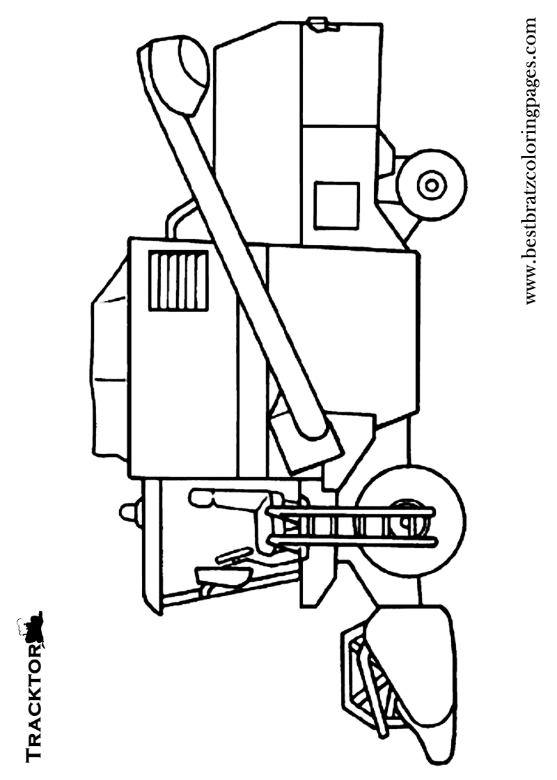 37 Tractor Coloring Pages for Kids Printable 9