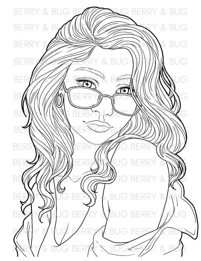 37 Trendy Baddie Coloring Pages for Adults Printable 8