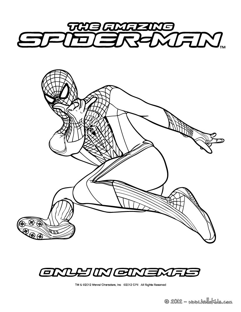 38 Amazing Spiderman Coloring Pages Printable 10