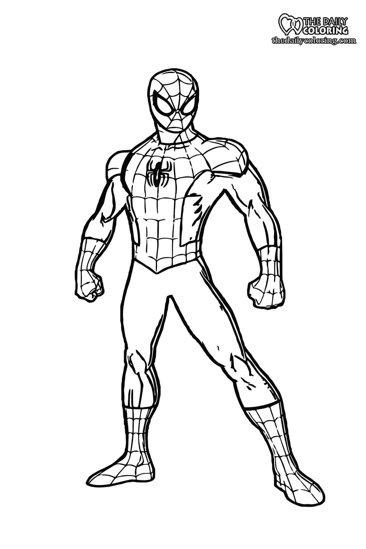 38 Amazing Spiderman Coloring Pages Printable 19