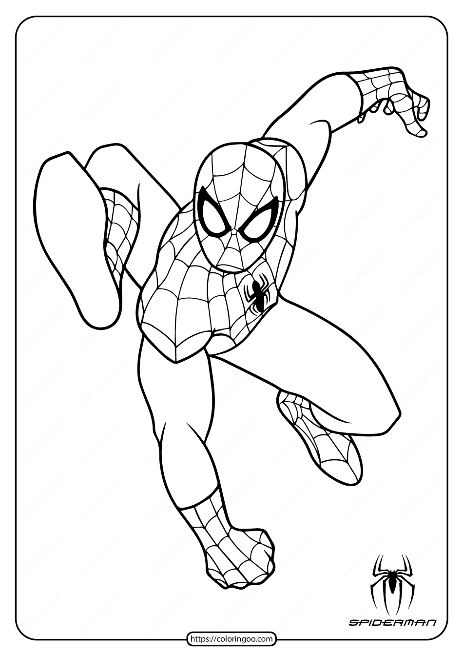 38 Amazing Spiderman Coloring Pages Printable 21