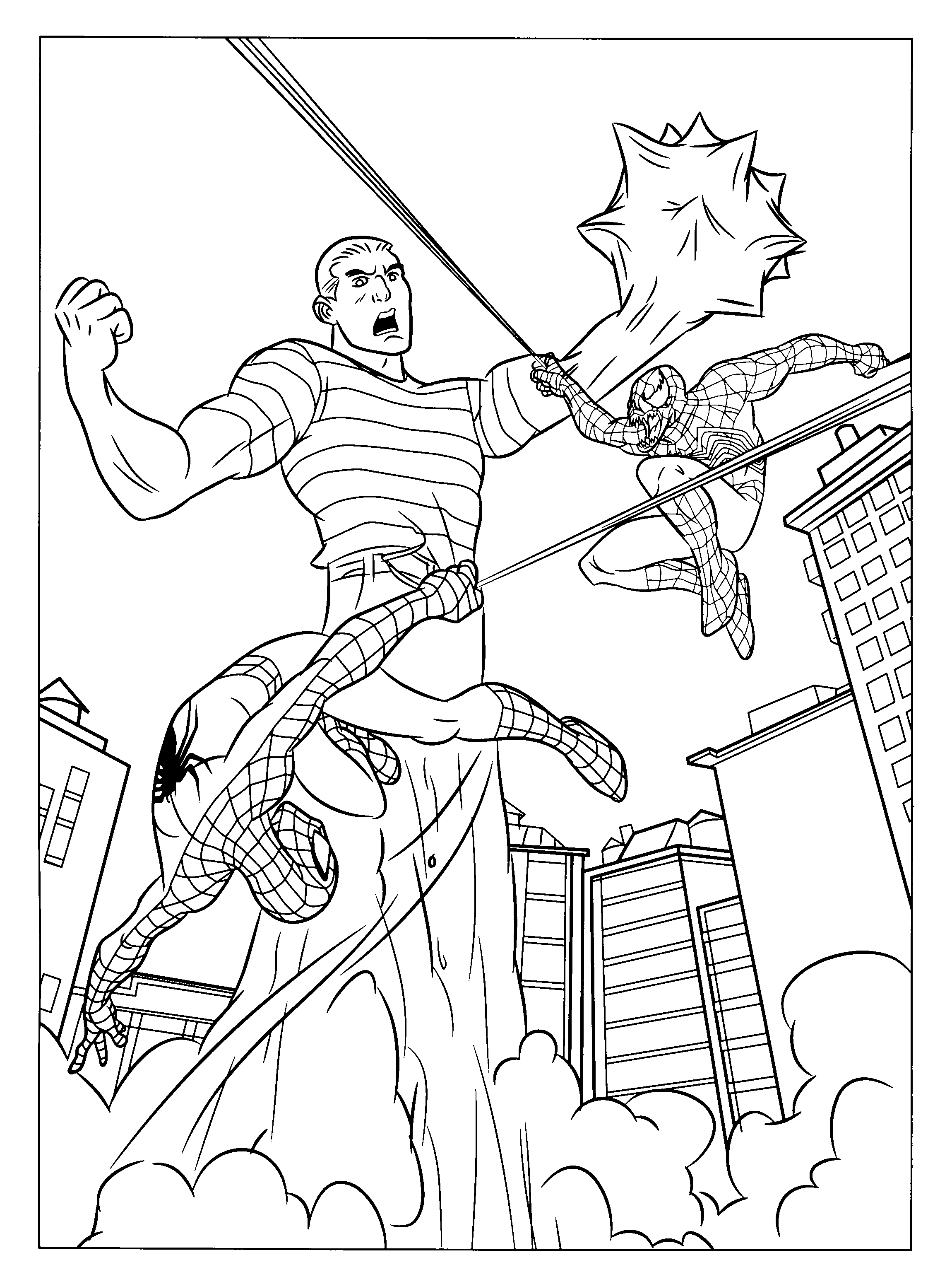 38 Amazing Spiderman Coloring Pages Printable 27