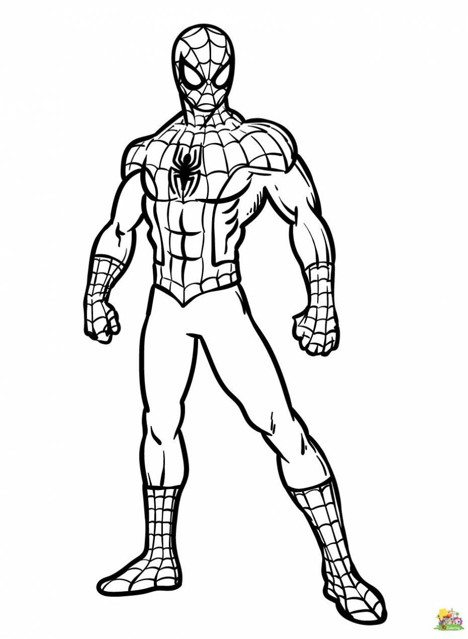 38 Amazing Spiderman Coloring Pages Printable 28