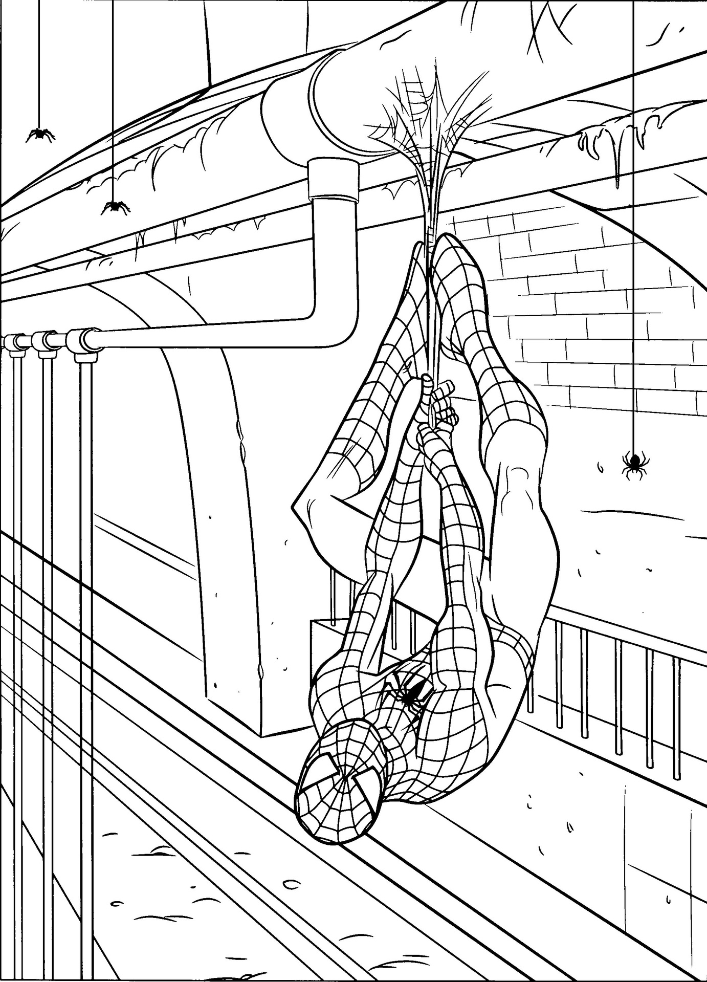 38 Amazing Spiderman Coloring Pages Printable 3