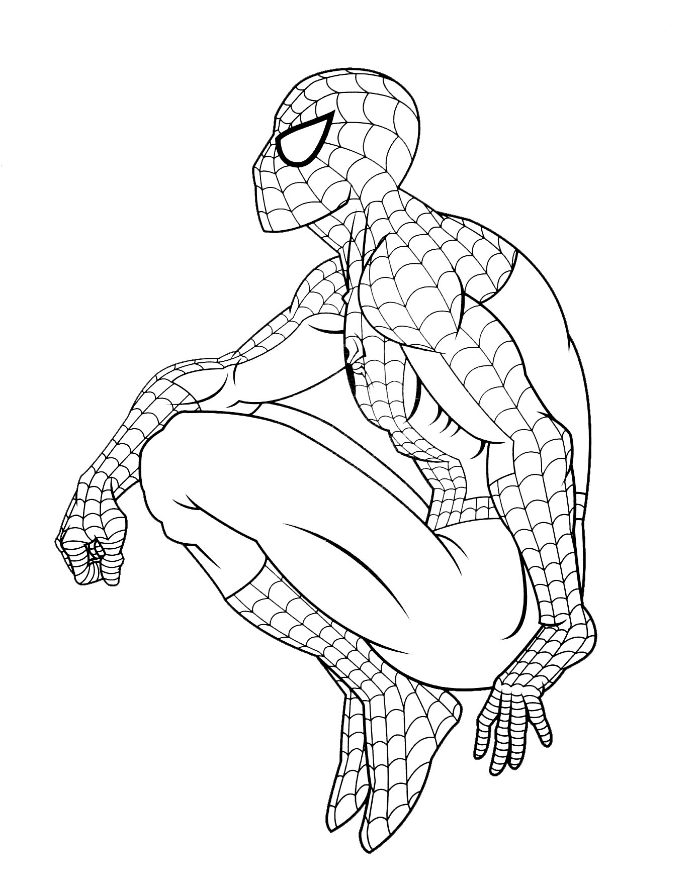 38 Amazing Spiderman Coloring Pages Printable 32