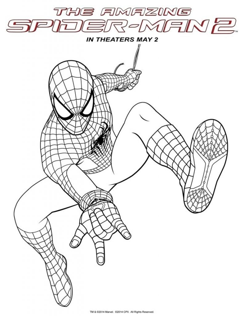 38 Amazing Spiderman Coloring Pages Printable 5