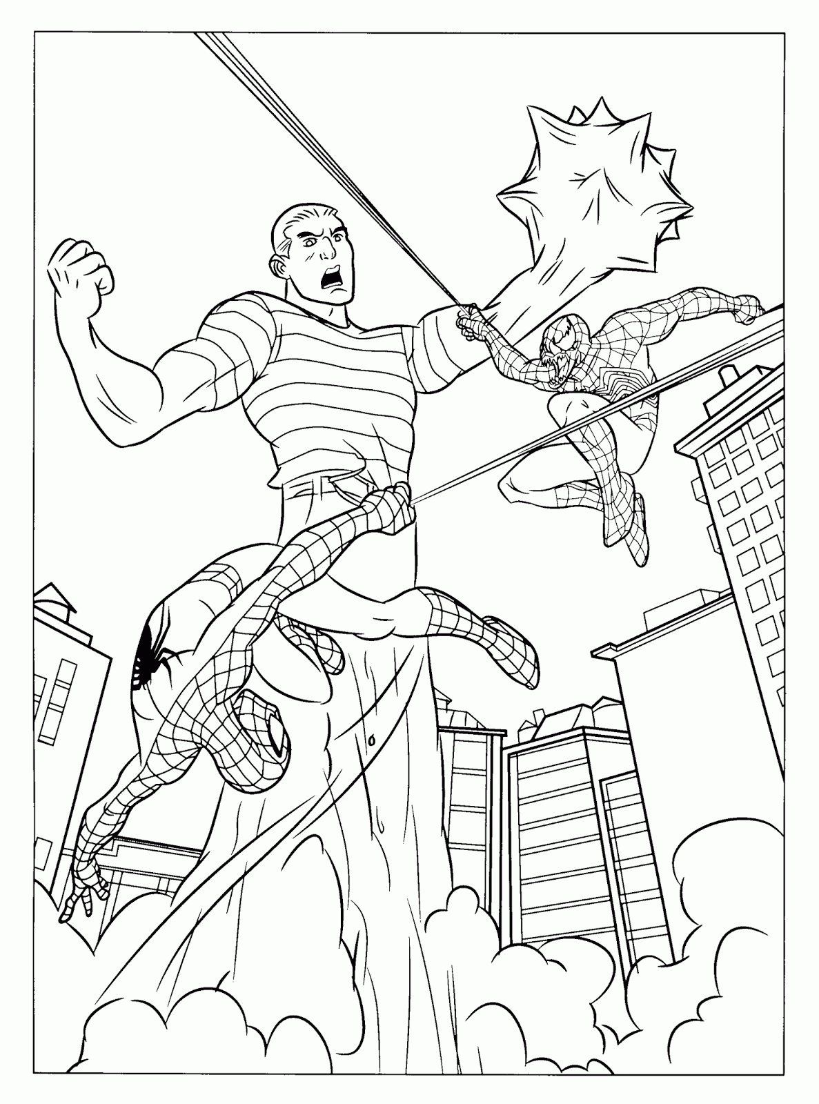 38 Amazing Spiderman Coloring Pages Printable 8