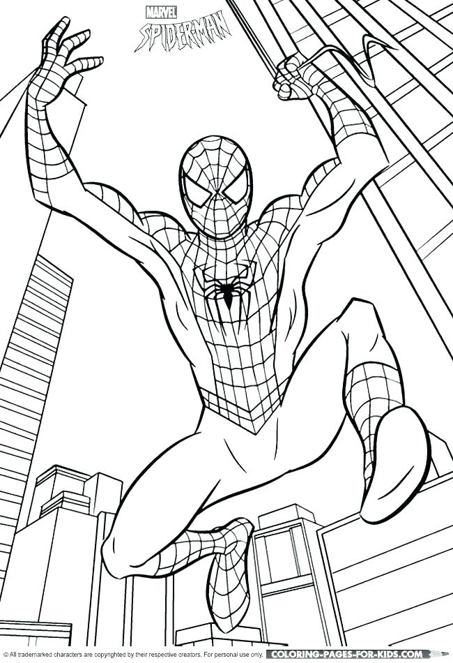 38 Amazing Spiderman Coloring Pages Printable 9