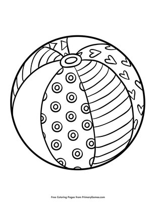 38 Bouncy Ball Coloring Pages Printable 26