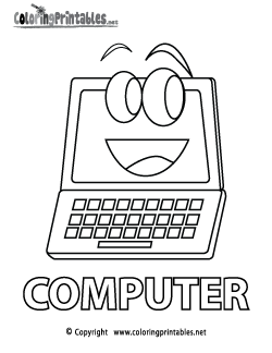 38 Creative Computer Coloring Pages Printable 10