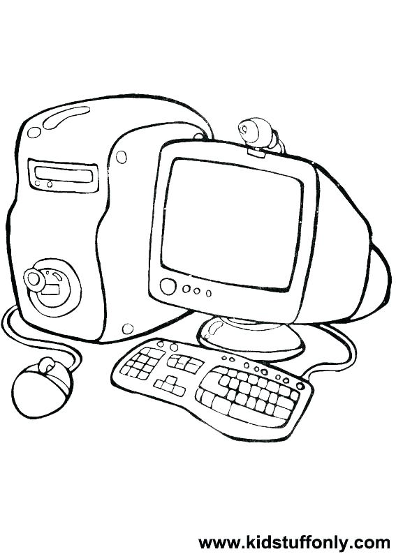 38 Creative Computer Coloring Pages Printable 28