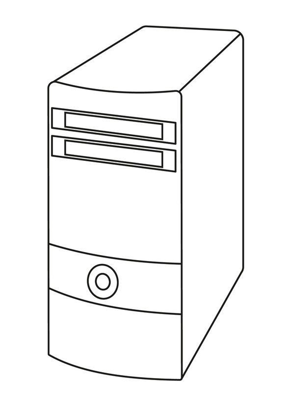 38 Creative Computer Coloring Pages Printable 3