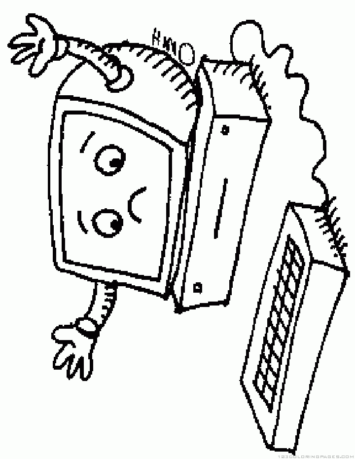 38 Creative Computer Coloring Pages Printable 30