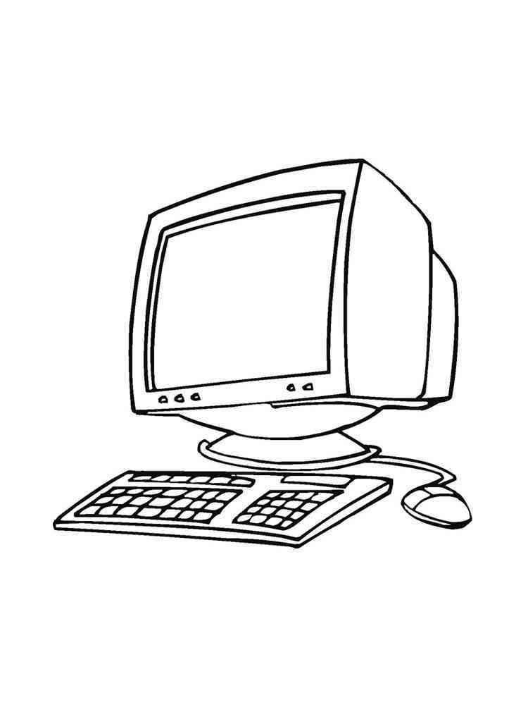 38 Creative Computer Coloring Pages Printable 32