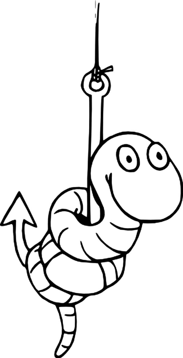 38 Relaxing Fishing Pole Coloring Pages Printable 12