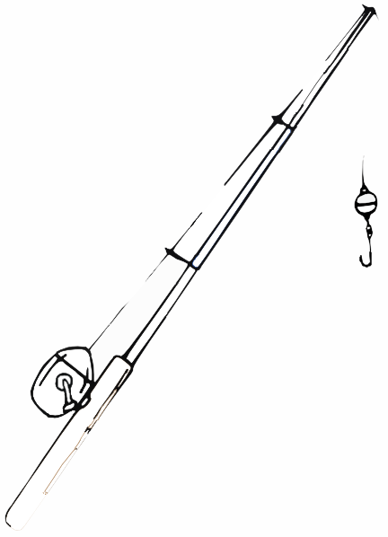 38 Relaxing Fishing Pole Coloring Pages Printable 8