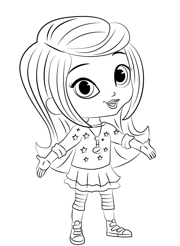 38 Shimmer and Shine Coloring Pages Printable 12