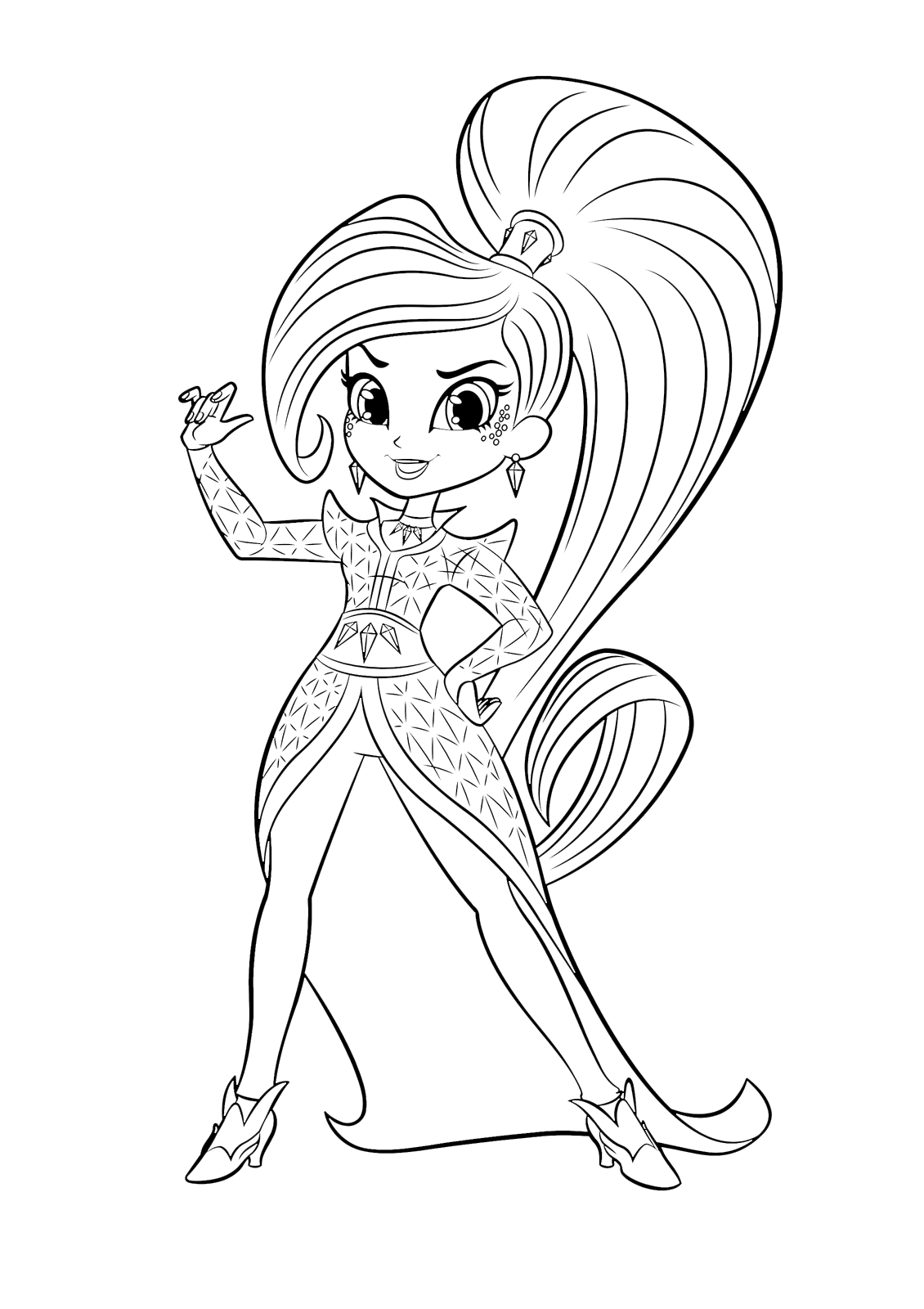 38 Shimmer and Shine Coloring Pages Printable 29