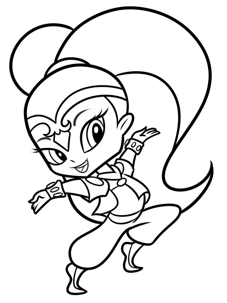 38 Shimmer and Shine Coloring Pages Printable 31