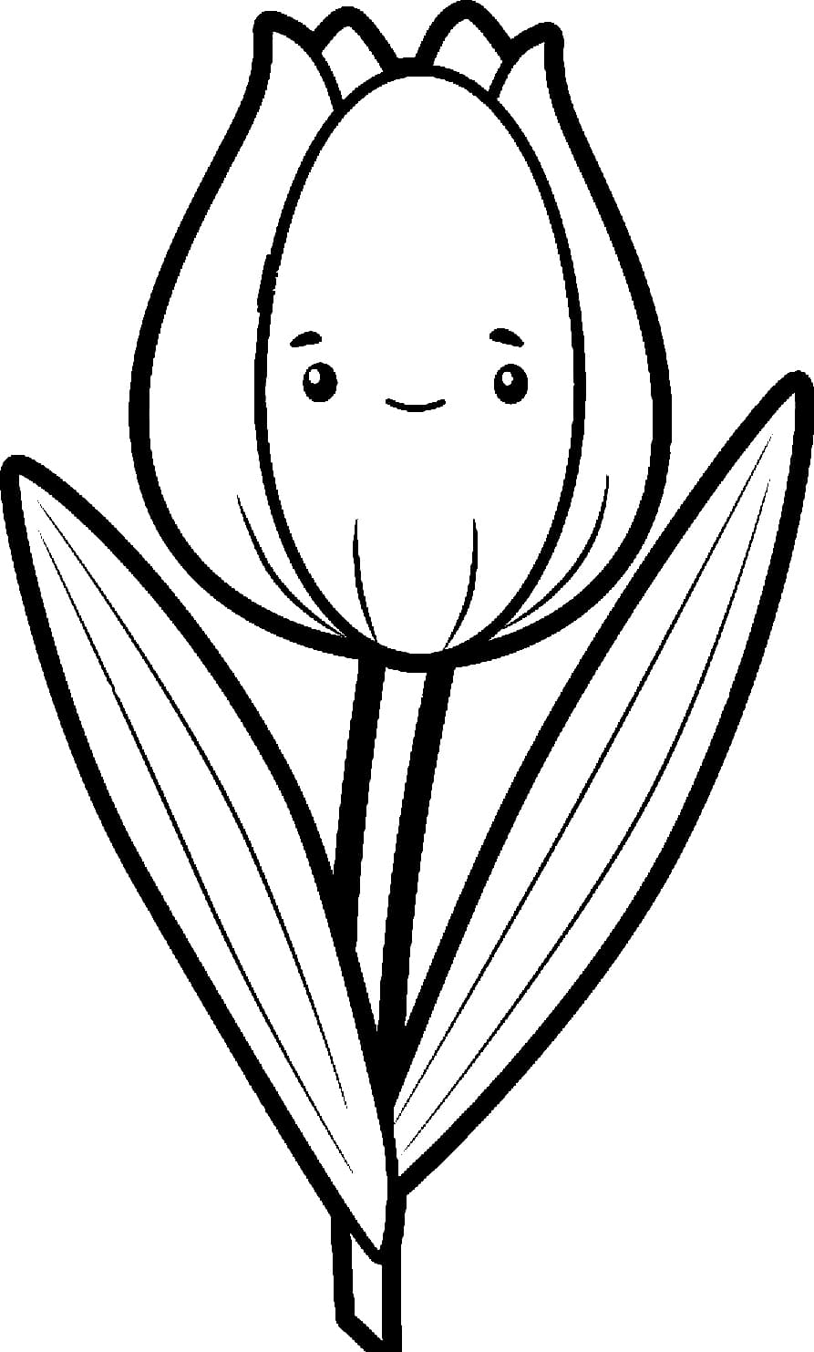 38 Tulip Coloring Pages Printable 28