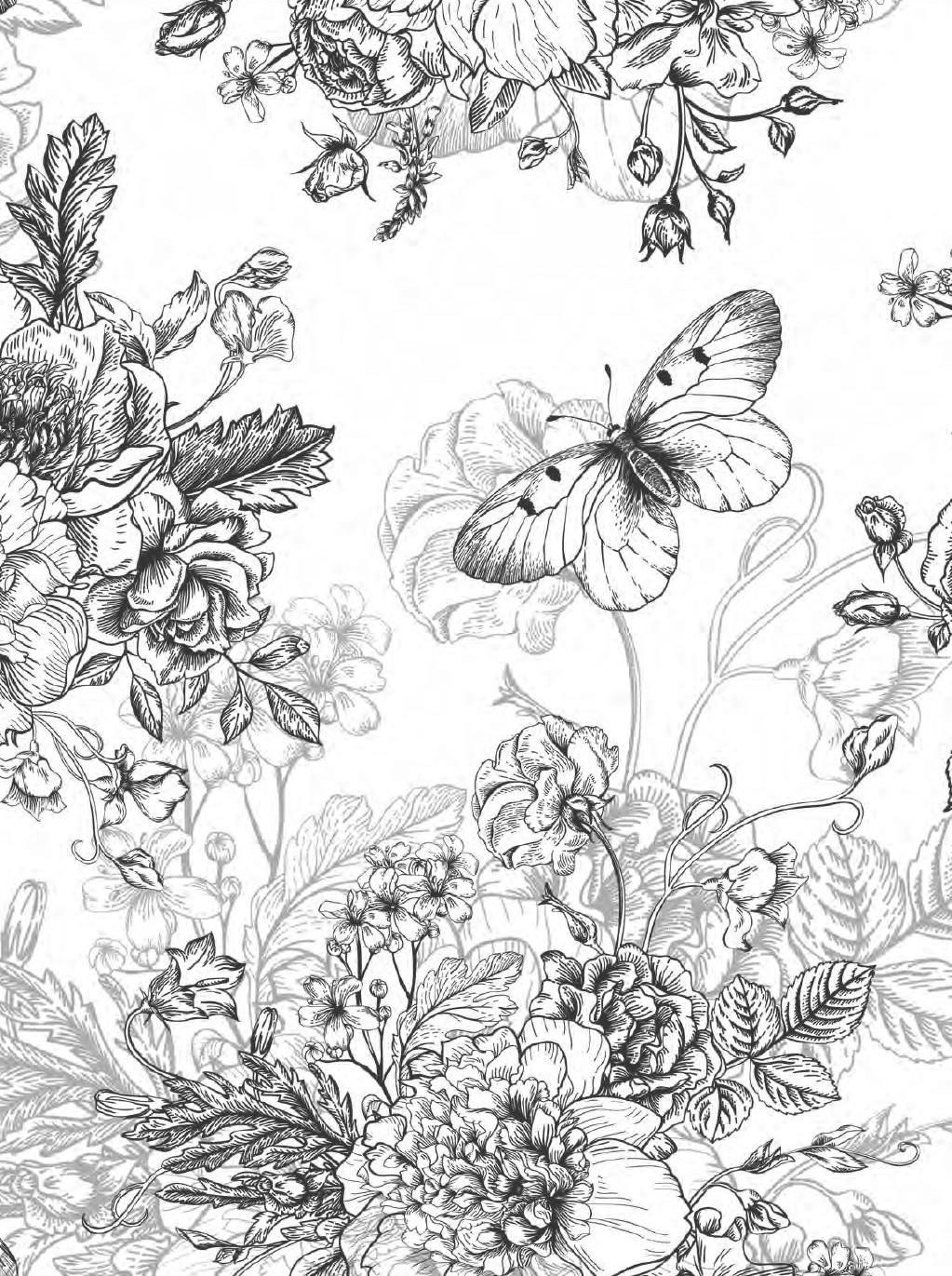 39 Beautiful Flower Coloring Pages Printable 12