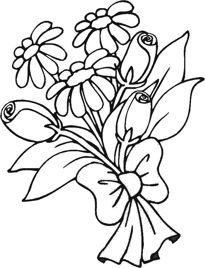 39 Beautiful Flower Coloring Pages Printable 27