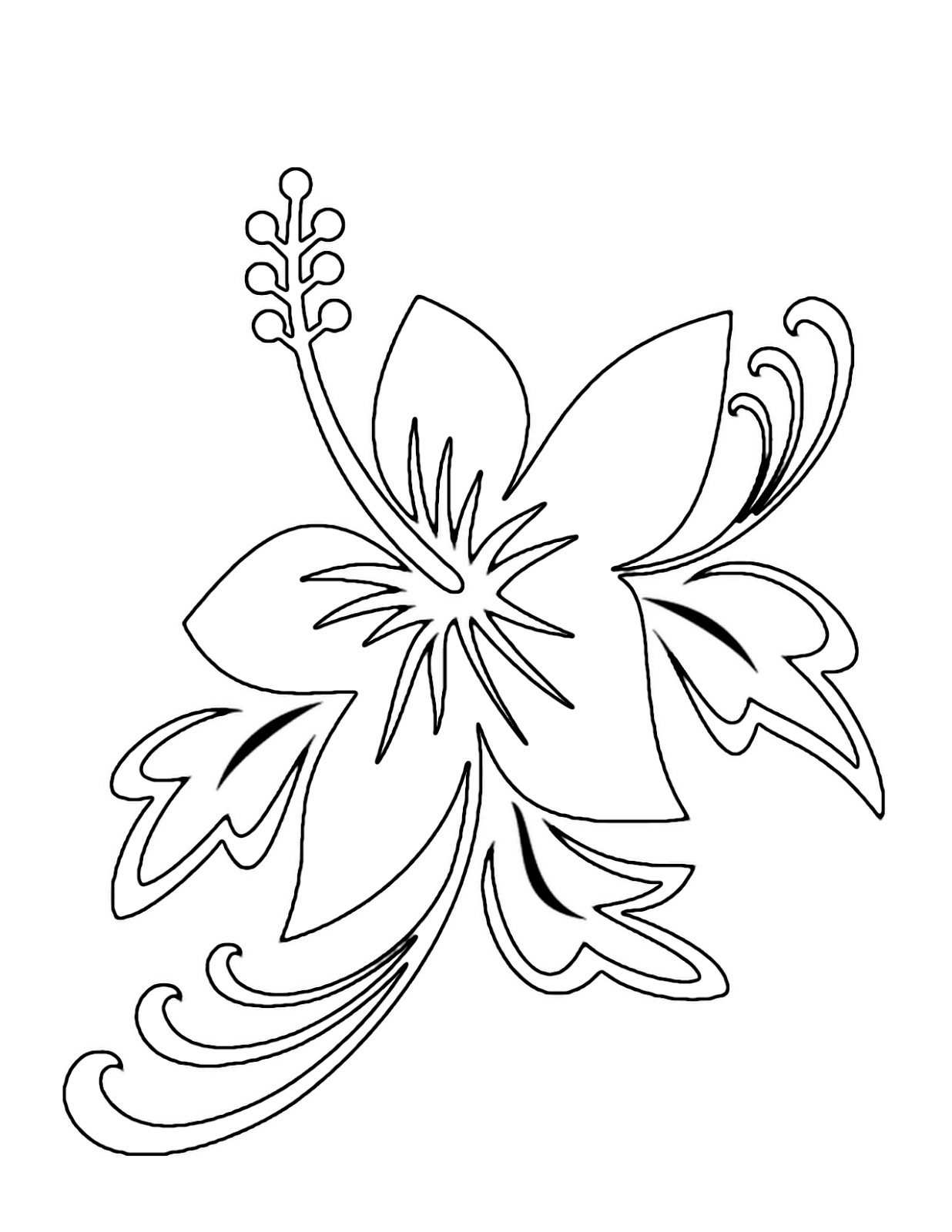 39 Beautiful Flower Coloring Pages Printable 33