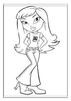 39 Fashionable Bratz Coloring Pages Printable 11