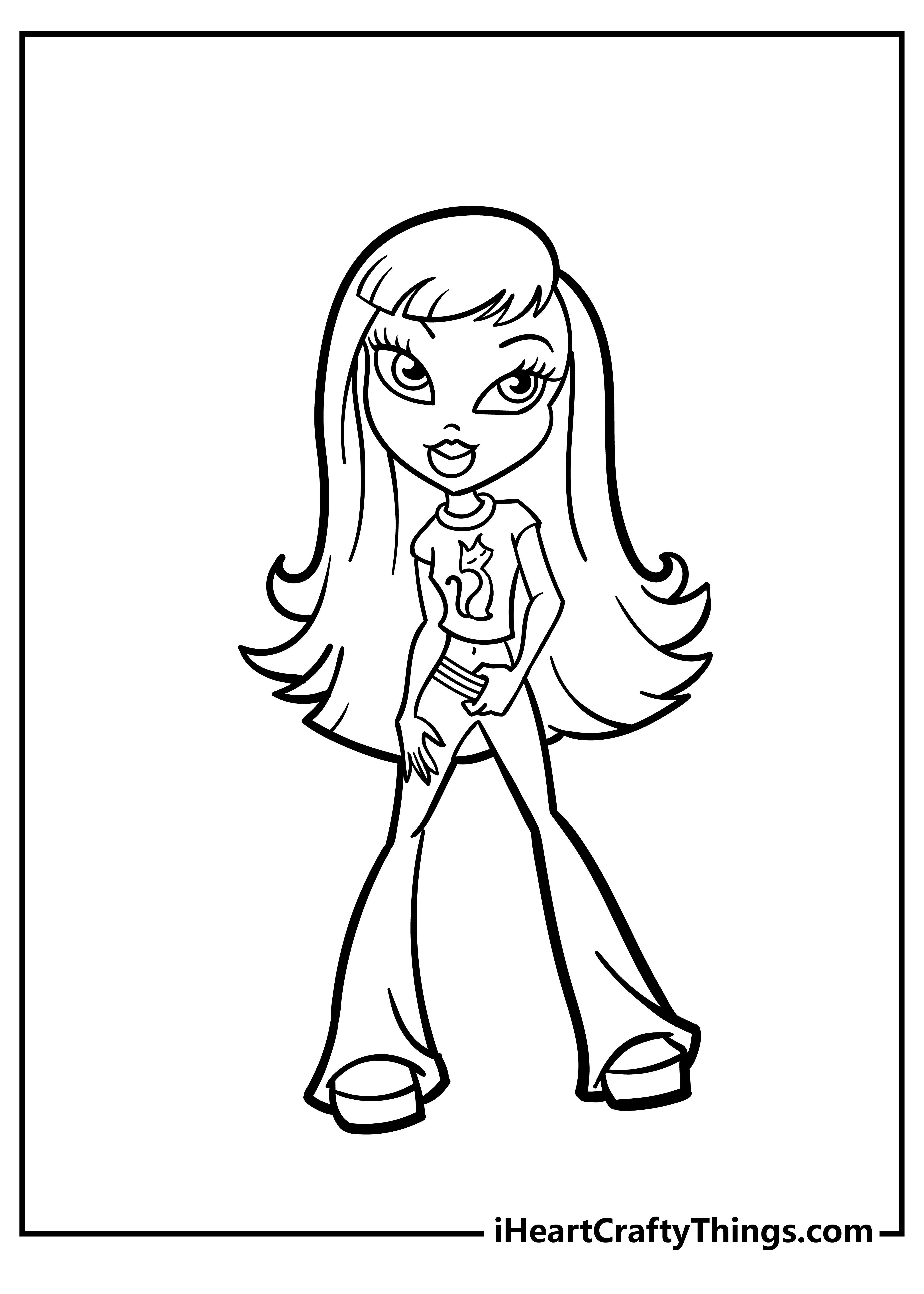 39 Fashionable Bratz Coloring Pages Printable 13