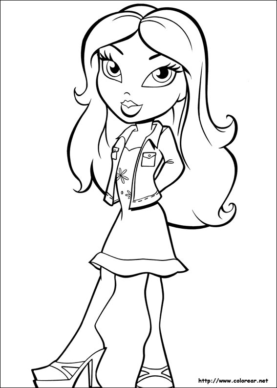 39 Fashionable Bratz Coloring Pages Printable 15