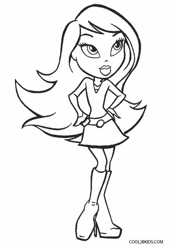 39 Fashionable Bratz Coloring Pages Printable 16