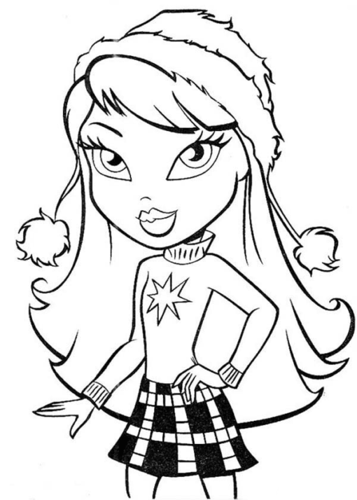 39 Fashionable Bratz Coloring Pages Printable 17