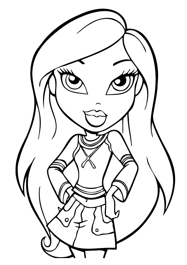 39 Fashionable Bratz Coloring Pages Printable 18