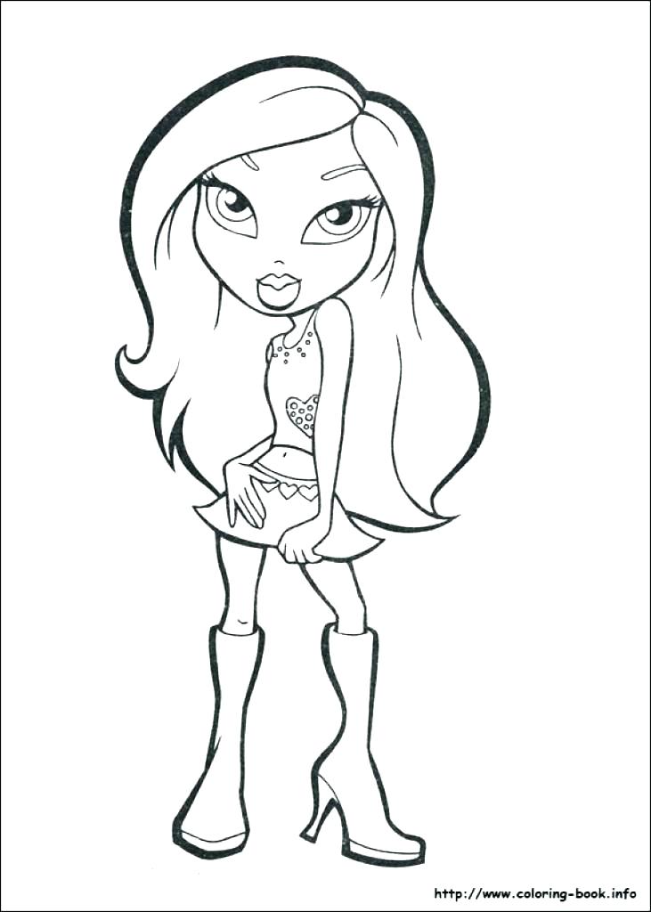 39 Fashionable Bratz Coloring Pages Printable 19